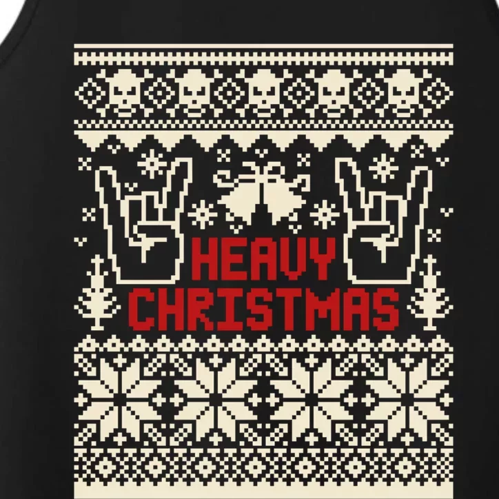 Rock Christmas Ugly Sweater Rocknroll Music Merry Christmas Gift Performance Tank