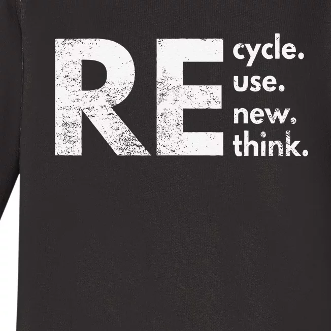 Re Cycle Use New Think Baby Long Sleeve Bodysuit