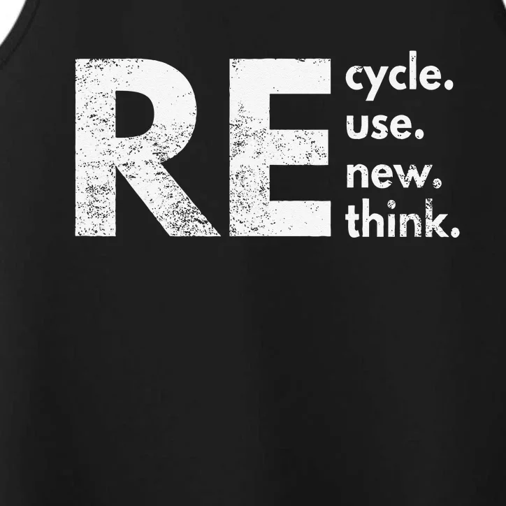 Re Cycle Use New Think Performance Tank