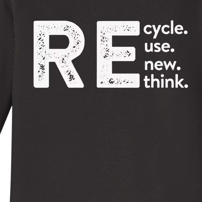 RE Cycle Use New Think Baby Long Sleeve Bodysuit