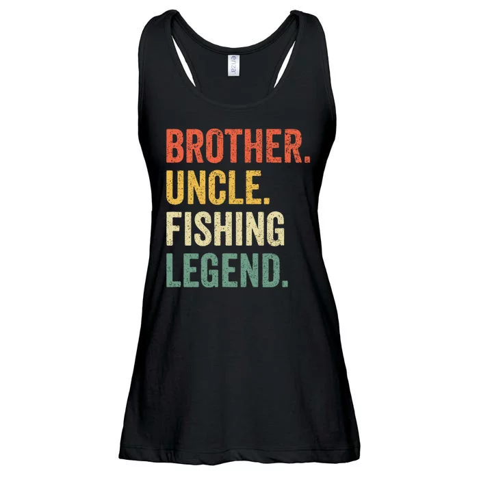 Reel Cool Uncle Fishing Daddy Fathers Day Dad Gift Ladies Essential Flowy Tank