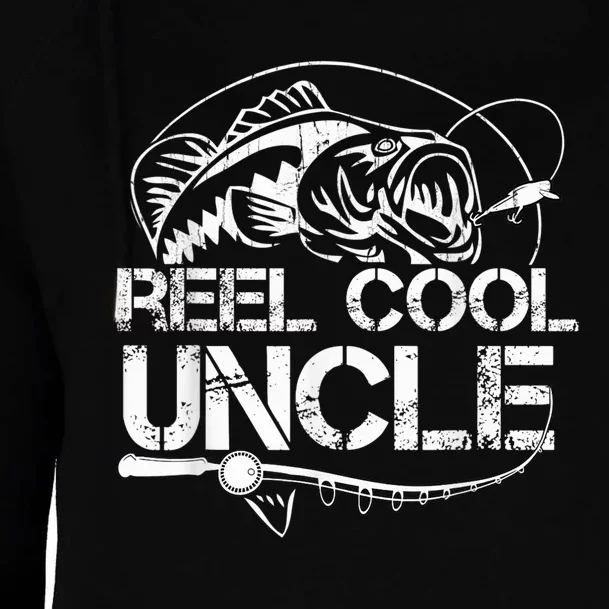 Reel Cool Uncle Fishing Daddy Fathers Day Dad Gifts For Womens Funnel Neck Pullover Hood