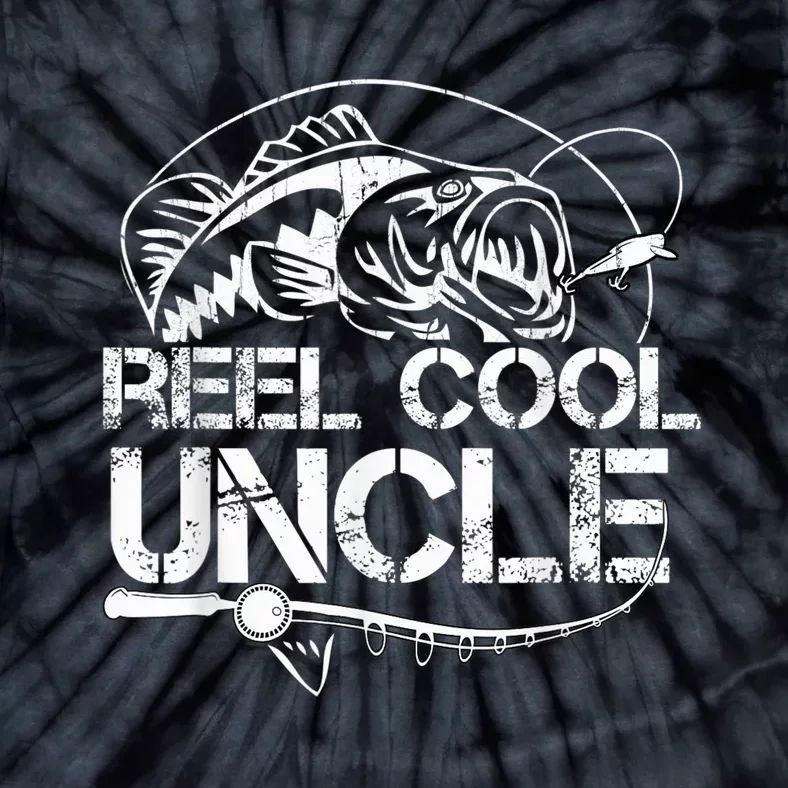 Reel Cool Uncle Fishing Daddy Fathers Day Dad Gifts For Tie-Dye T-Shirt