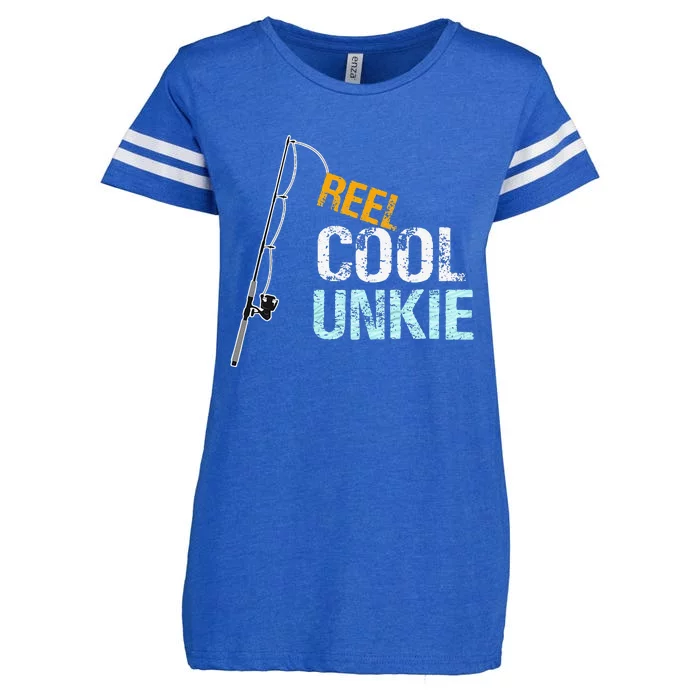 Reel Cool Unkie Uncle Gift From Niece Or Nephew Enza Ladies Jersey Football T-Shirt