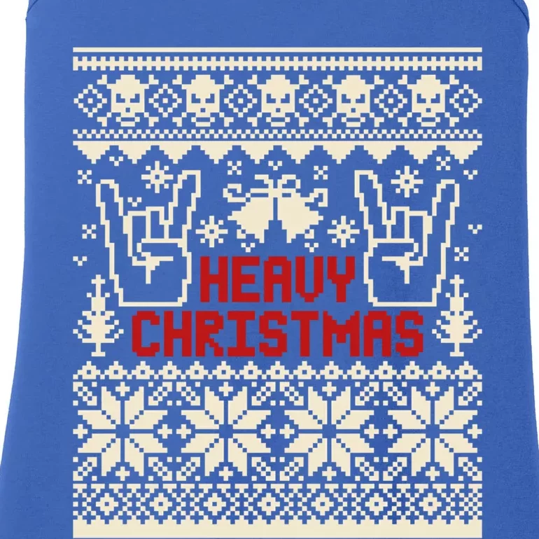 Rock Christmas Ugly Sweater Rocknroll Music Merry Christmas Gift Ladies Essential Tank