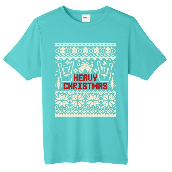 Rock Christmas Ugly Sweater Rocknroll Music Merry Christmas Gift ChromaSoft Performance T-Shirt