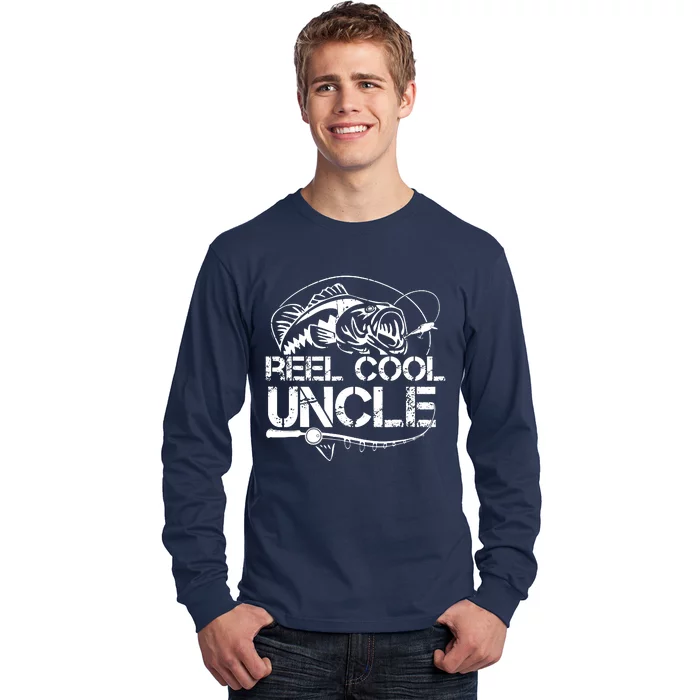 Reel Cool Uncle Long Sleeve Shirt