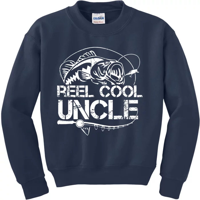 Reel Cool Uncle Kids Sweatshirt