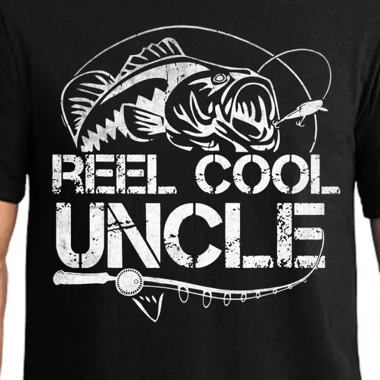 Reel Cool Uncle Fisherman Daddy Father's Day Fishing Pajama Set