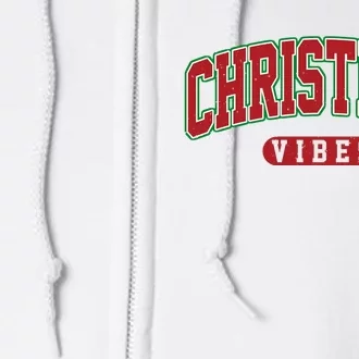 Retro Christmas Vibes Full Zip Hoodie