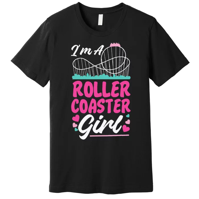 Roller Coaster Vintage I'm A Roller Coaster Premium T-Shirt