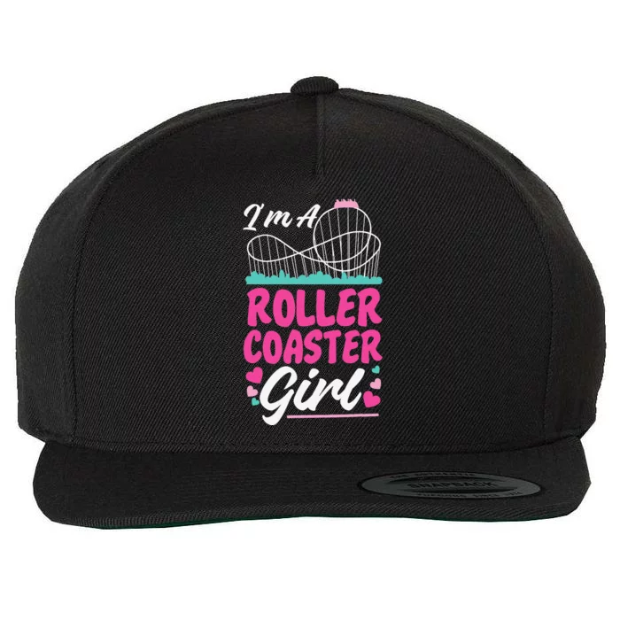 Roller Coaster Vintage I'm A Roller Coaster Wool Snapback Cap