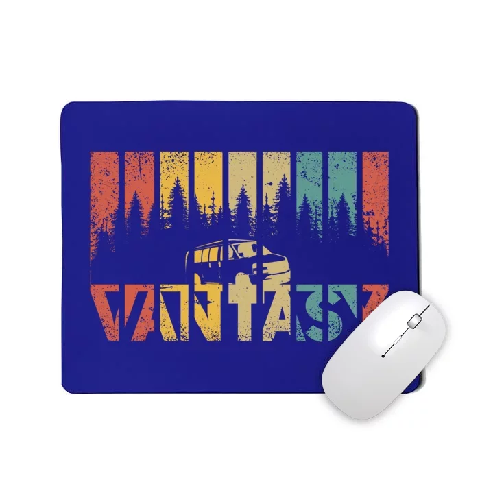 Retro Camper Van Life Vintage Vanlife Gift Mousepad