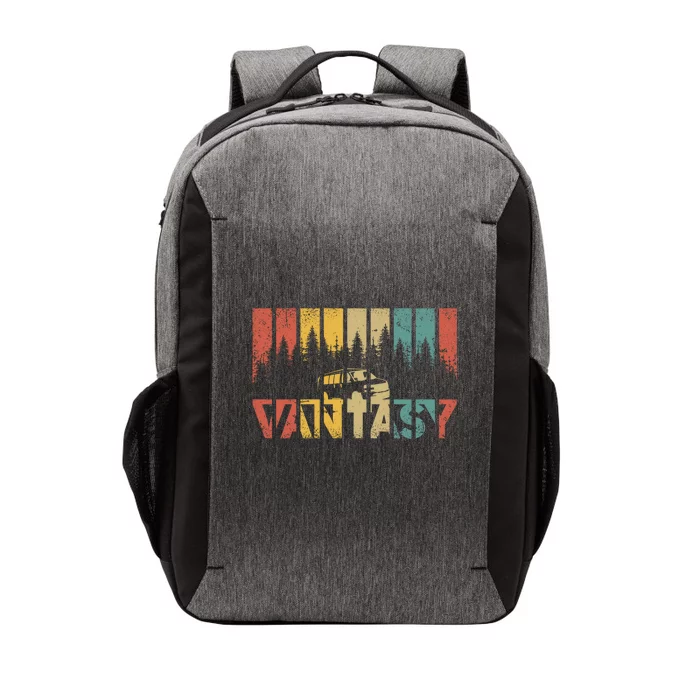 Retro Camper Van Life Vintage Vanlife Gift Vector Backpack