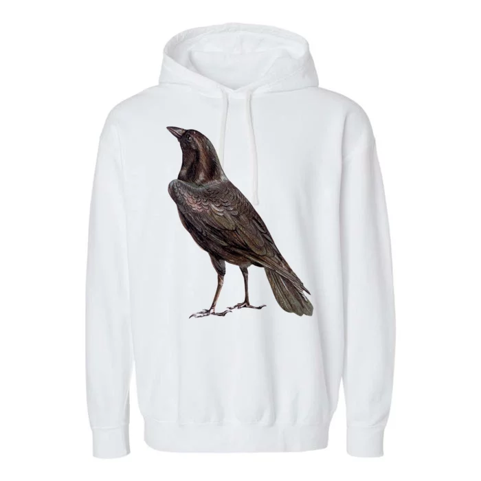 Raven Crow Vintage Garment-Dyed Fleece Hoodie