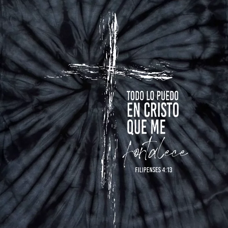 Regalos Cristianos Versos Filipenses 4 13 Christian Spanish Tie-Dye T-Shirt