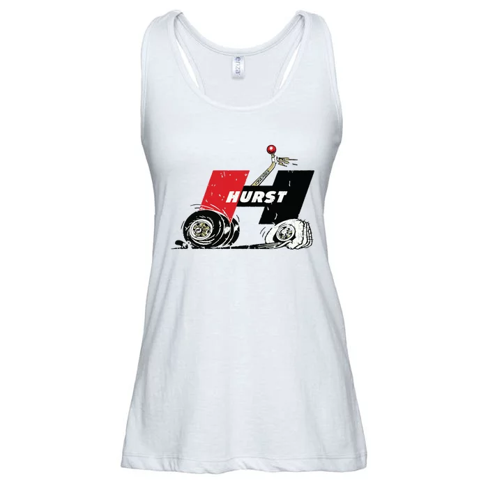 Retro Car Vintage Hurst Performance Meme Hand Engine Funny Ladies Essential Flowy Tank