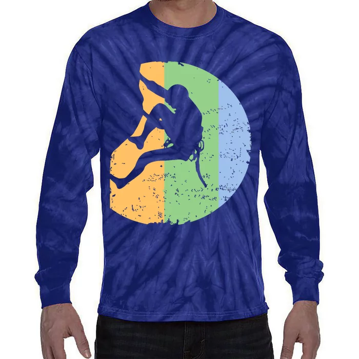 Rock Climbing Vintage Climber Outdoor Gear Tees Tie-Dye Long Sleeve Shirt