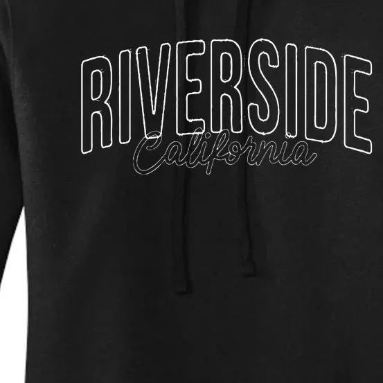 Riverside California wired city Women's Pullover Hoodie