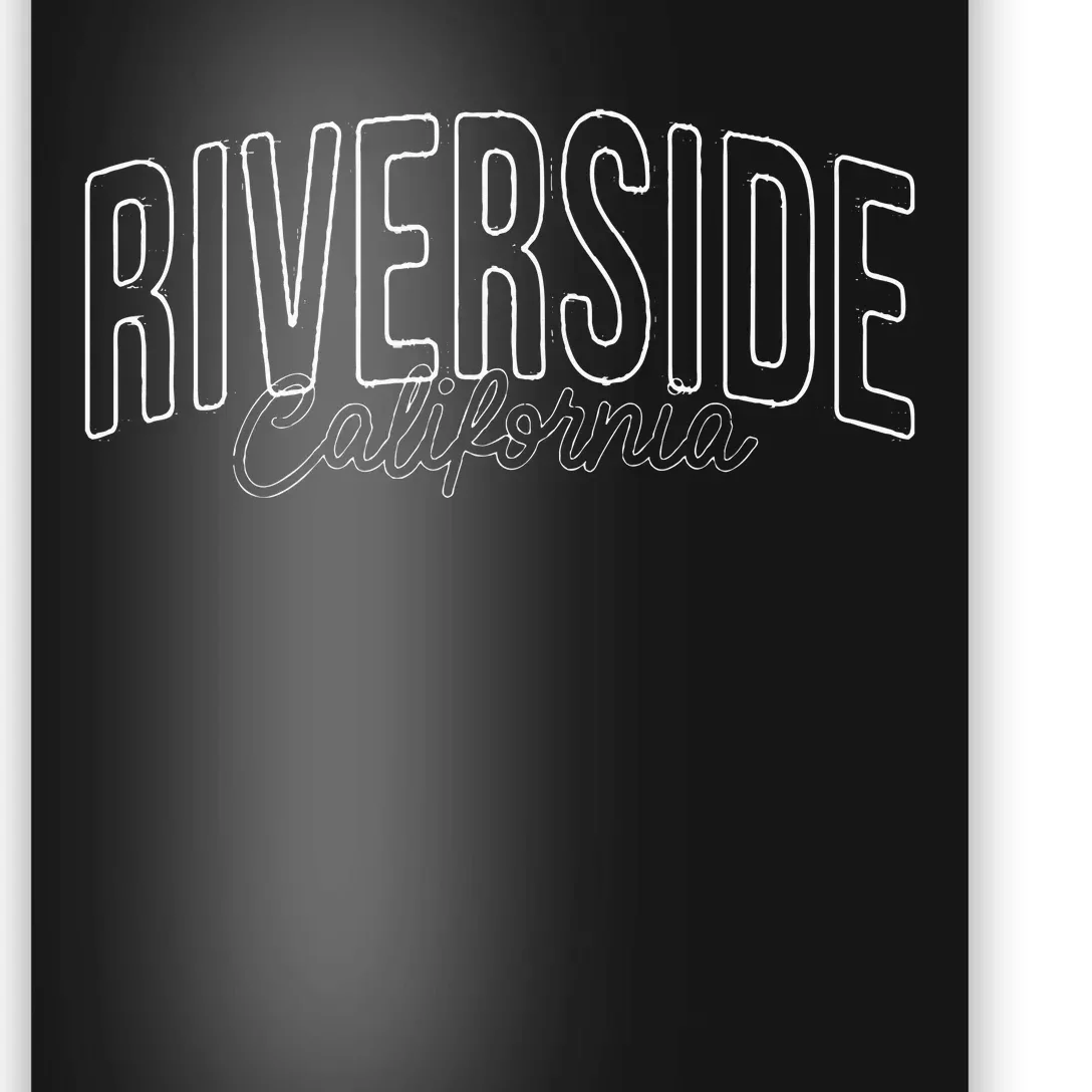 Riverside California wired city Poster