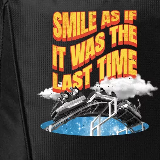 Roller Coaster Wagons In The Sky City Backpack