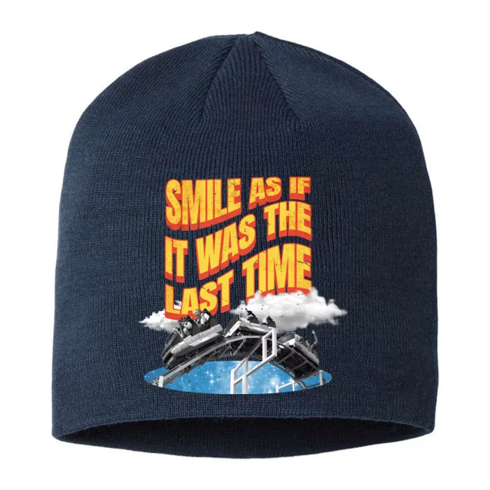 Roller Coaster Wagons In The Sky 8 1/2in Sustainable Knit Beanie