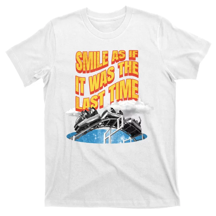 Roller Coaster Wagons In The Sky T-Shirt