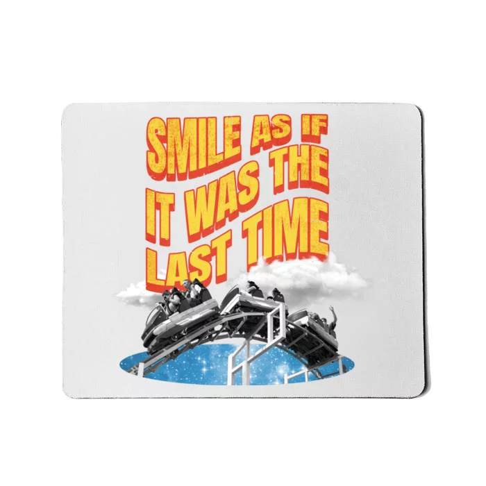 Roller Coaster Wagons In The Sky Mousepad