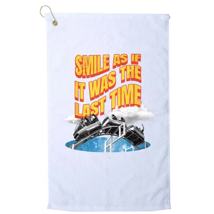 Roller Coaster Wagons In The Sky Platinum Collection Golf Towel