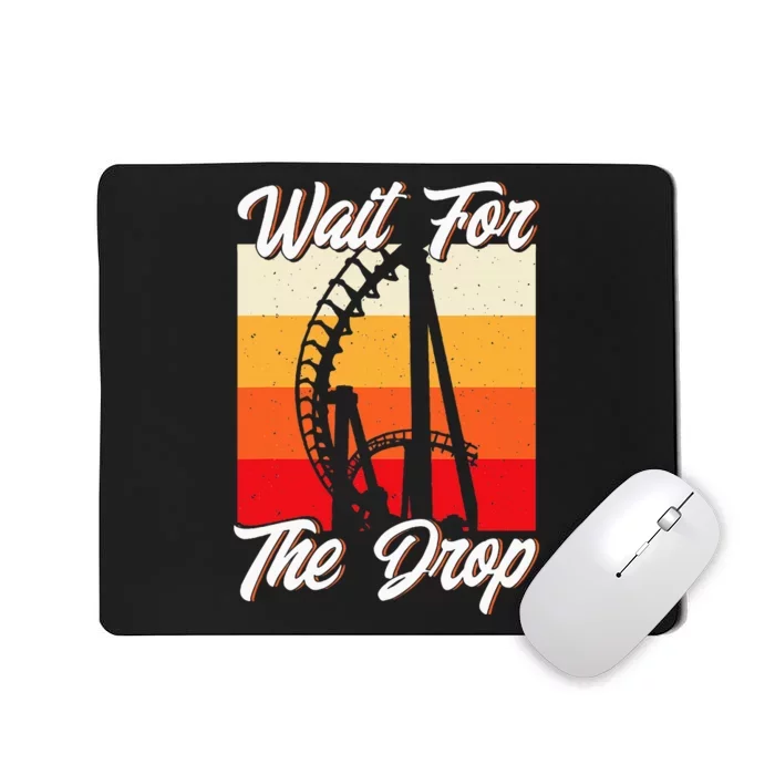 Roller Coaster Wait For The Drop Rollercoaster Mousepad