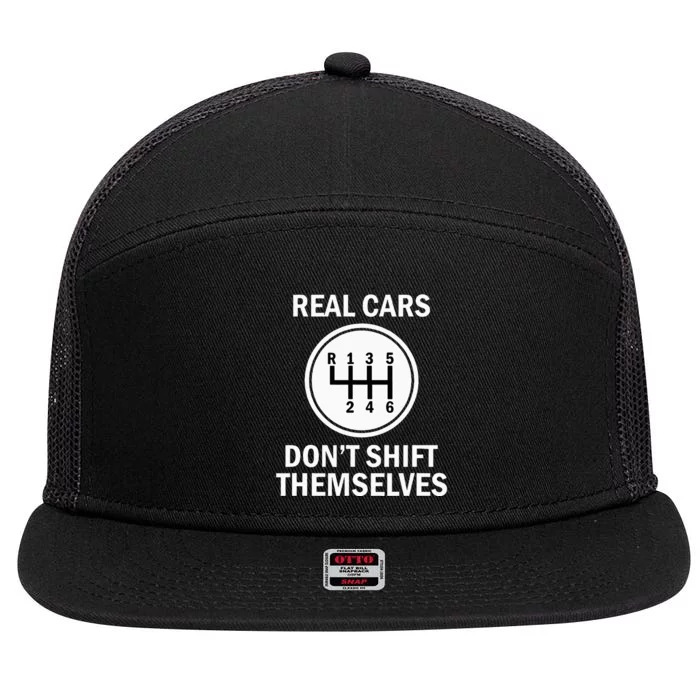 Real Cars With 6 Gears That Do Not Move Themselves 7 Panel Mesh Trucker Snapback Hat