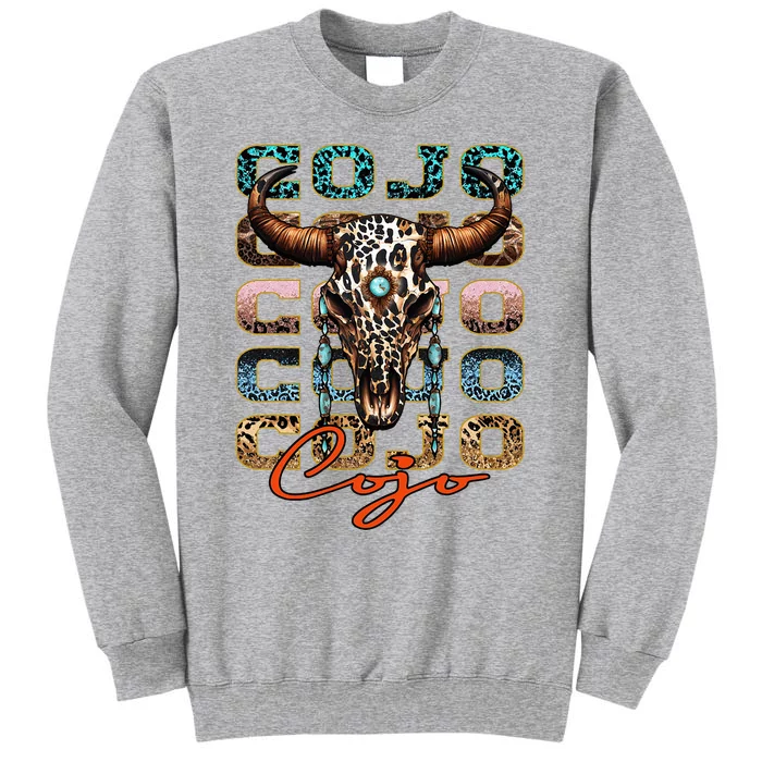 Rodeo C.O.J.O Western Deserts Bullskull Cowhide Tall Sweatshirt