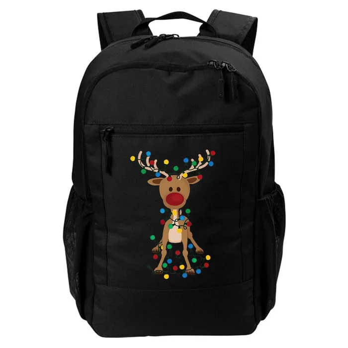 Reindeer Christmas Xmas Daily Commute Backpack