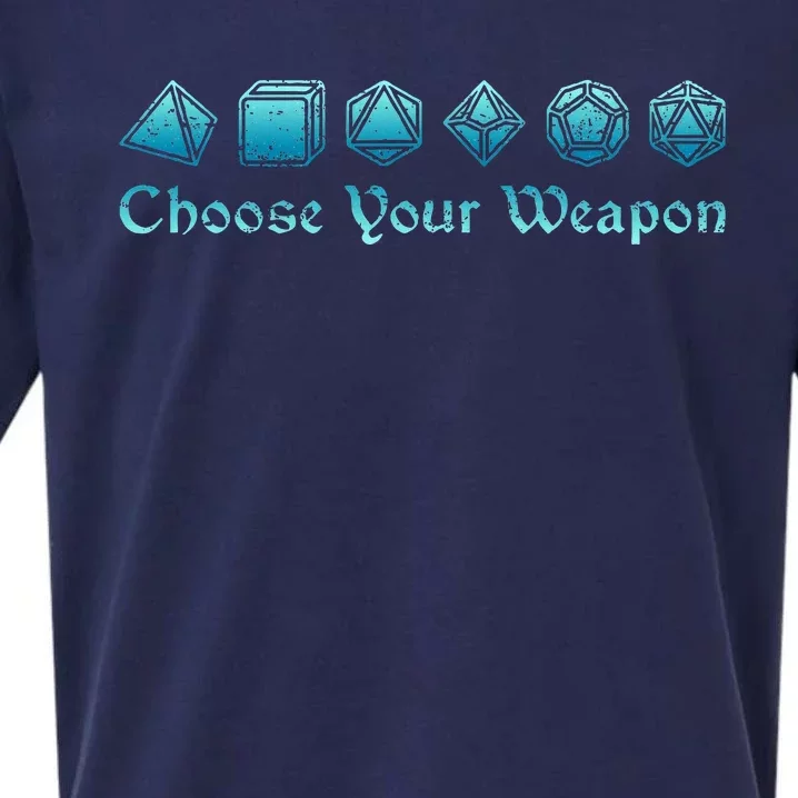 RPG Choose Your Weapon Dice   RPG Sueded Cloud Jersey T-Shirt