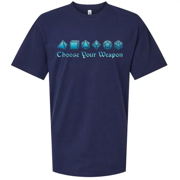 RPG Choose Your Weapon Dice   RPG Sueded Cloud Jersey T-Shirt