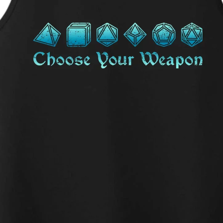 Rpg | Choose Your Weapon Dice | Rpg Performance Tank