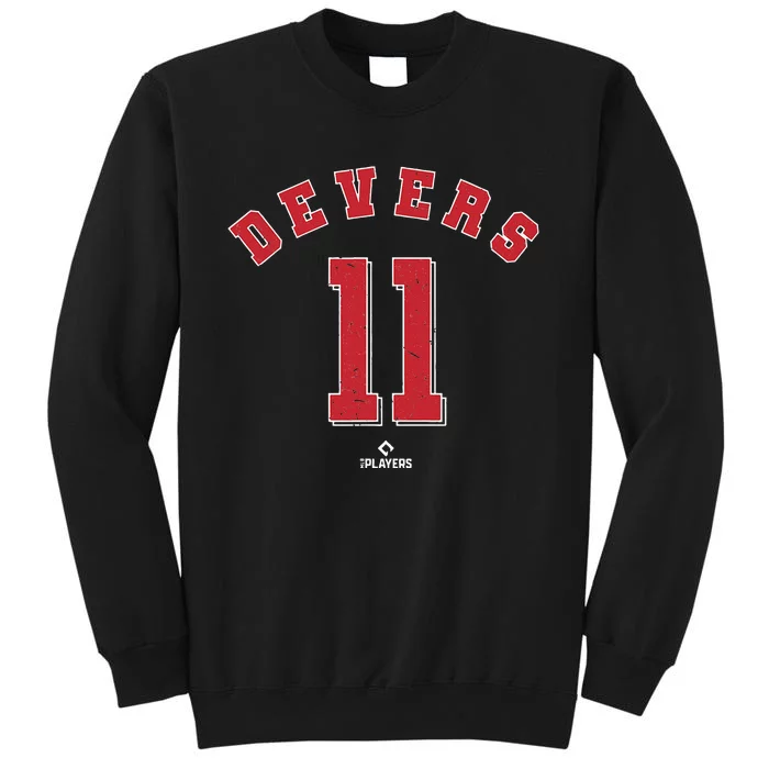 Rafael Devers 11 Boston Baseball Player Tall Sweatshirt