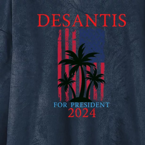 Ron Desantis 2024 Hooded Wearable Blanket