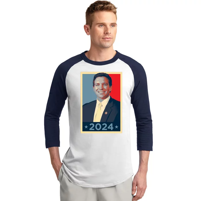 Ron DeSantis 2024 Election Vote DeSantis Hope Baseball Sleeve Shirt