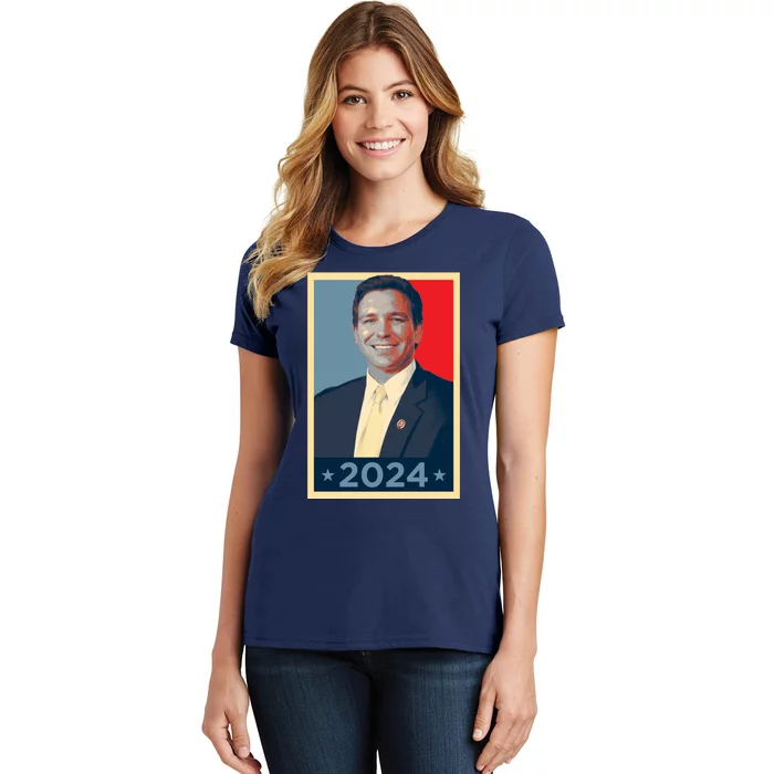 Ron DeSantis 2024 Election Vote DeSantis Hope Women's T-Shirt