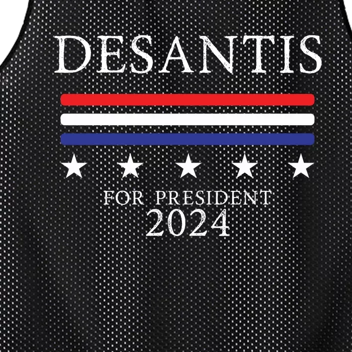 Ron Desantis 2024 Mesh Reversible Basketball Jersey Tank