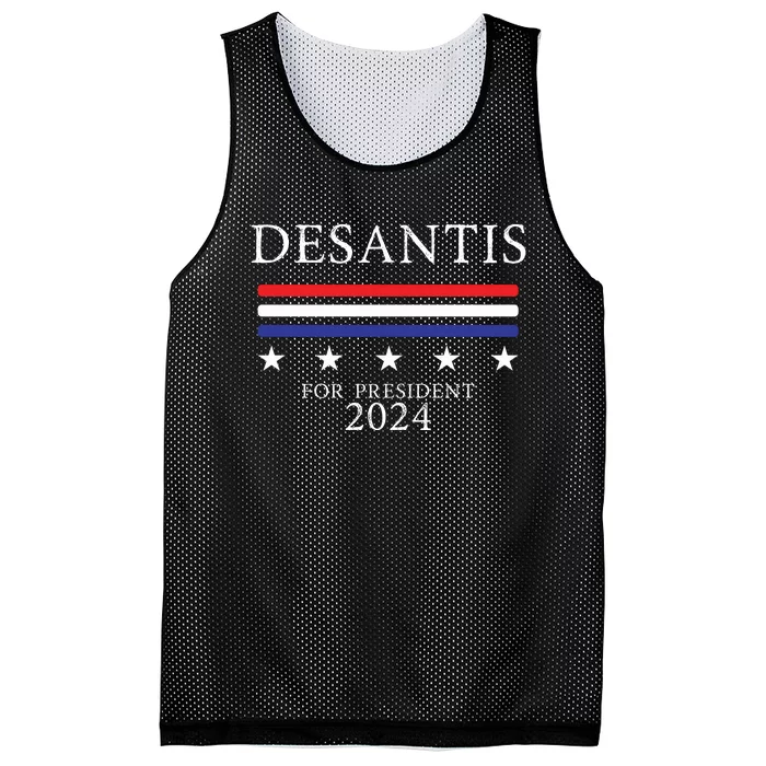 Ron Desantis 2024 Mesh Reversible Basketball Jersey Tank