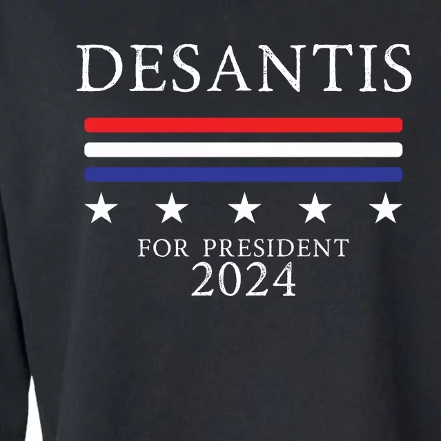 Ron Desantis 2024 Cropped Pullover Crew