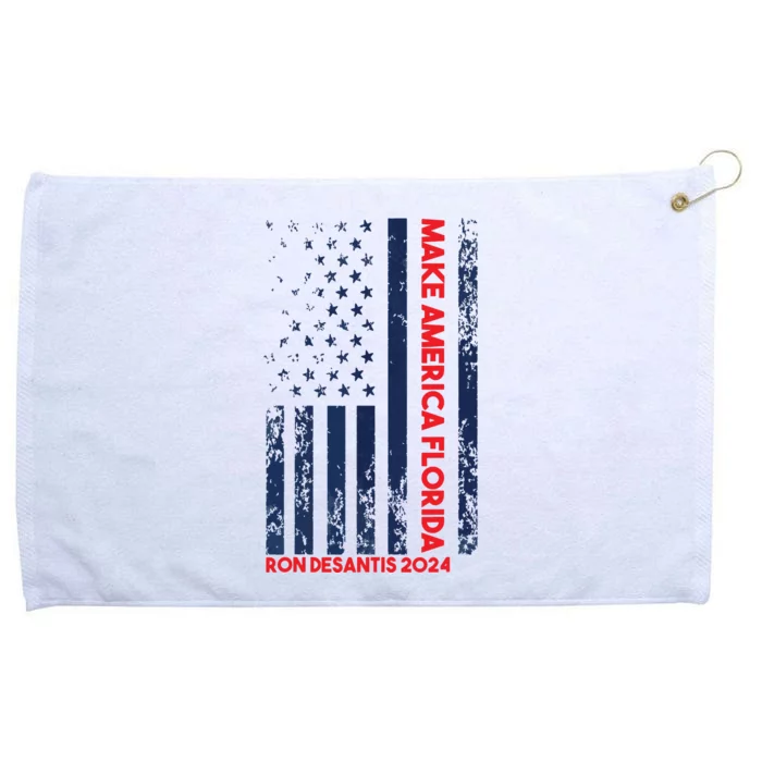 Ron DeSantis 2024 Make America Florida Grommeted Golf Towel