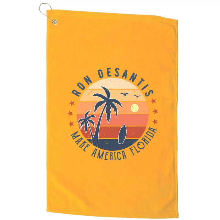 Ron DeSantis 2024 Presidential Election Republican Florida Platinum Collection Golf Towel