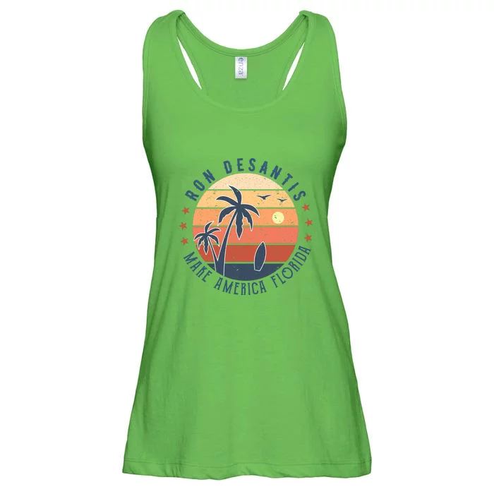 Ron DeSantis 2024 Presidential Election Republican Florida Ladies Essential Flowy Tank