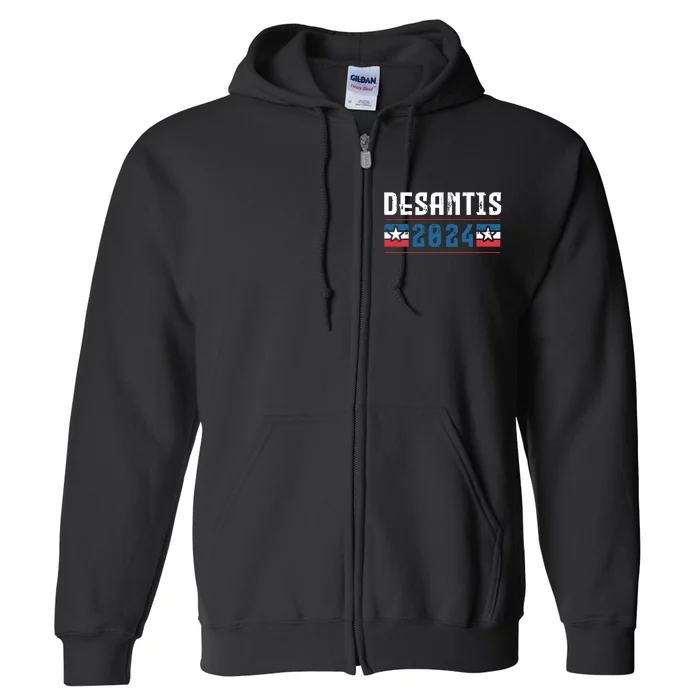 Ron Desantis 2024 For President Full Zip Hoodie