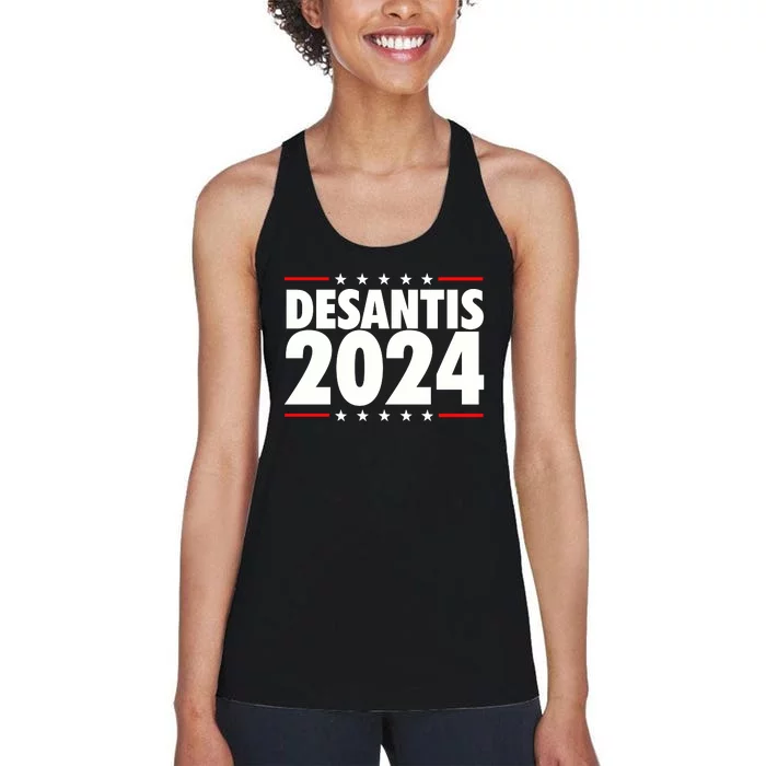 Ron Desantis 2024 Women's Racerback Tank