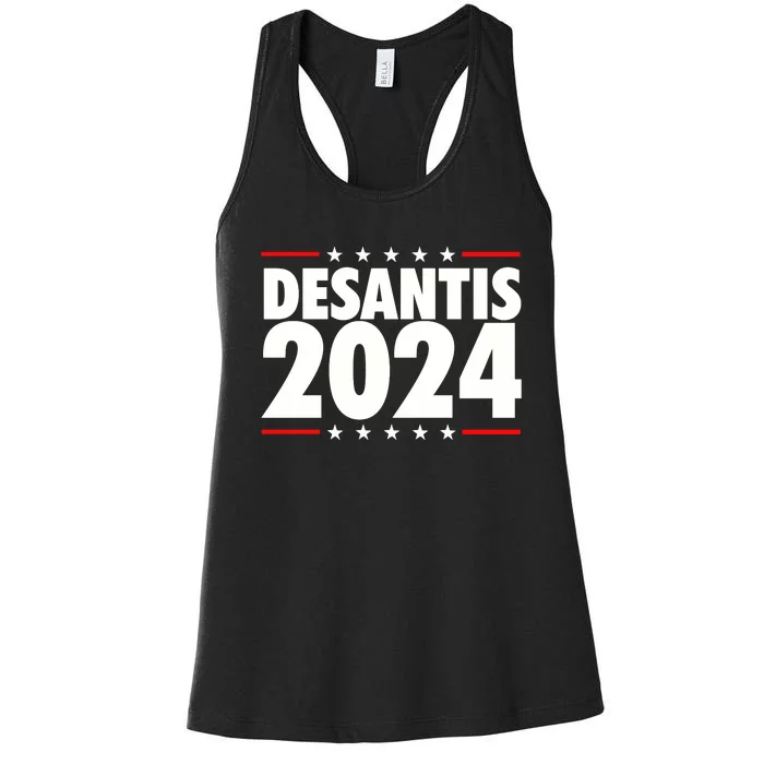 Ron Desantis 2024 Women's Racerback Tank