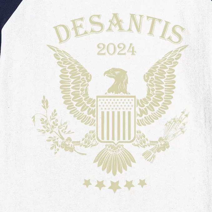 Presidential Seal Desantis 2024 Baseball Sleeve Shirt